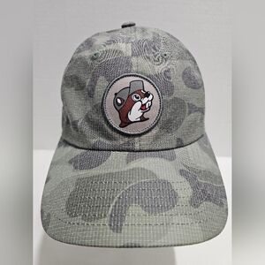 Camouflage Baseball Cap with Bear Patch